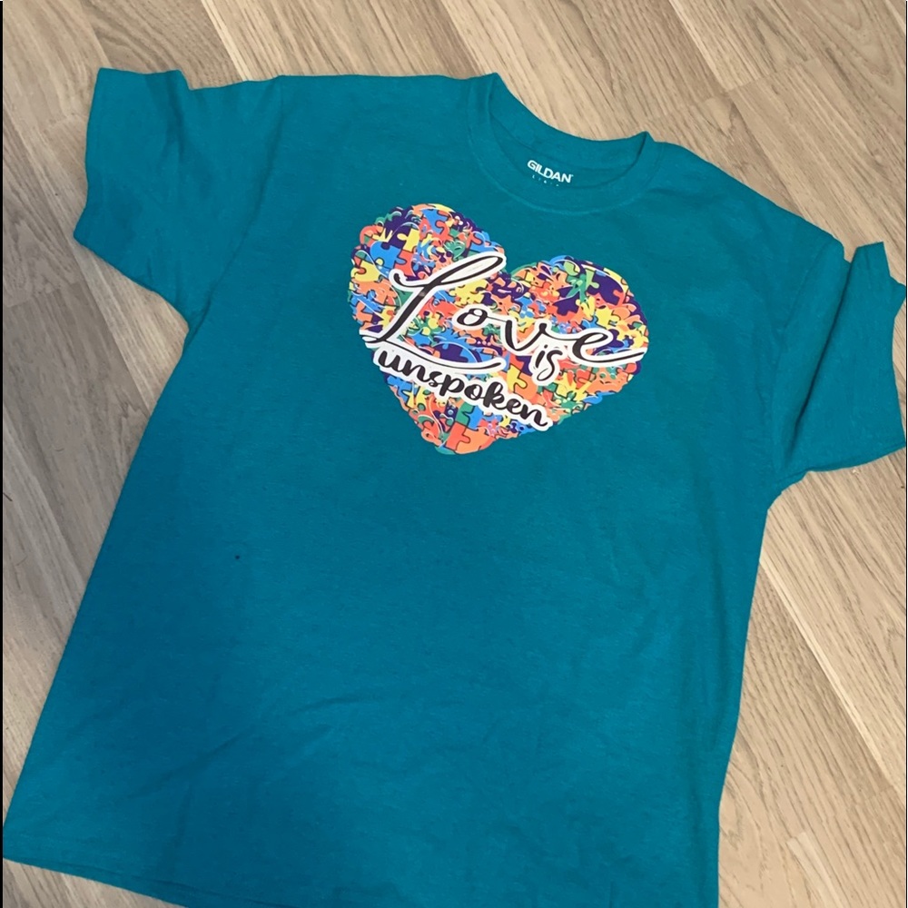 Love is unspoken graphic tee